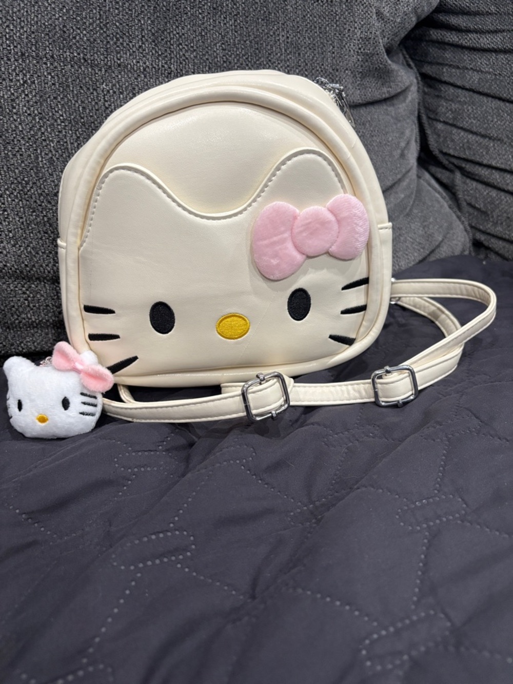 Cute Kitty Leather Small Backpack 🩷